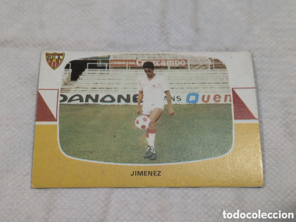 Cartes &agrave; collectionner de Football: JIMENEZ SEVILLA CANO 1984 1985 LIGA CROMO FUTBOL 84 85 - SIN PEGAR - FICHAJE SIN NUMERO