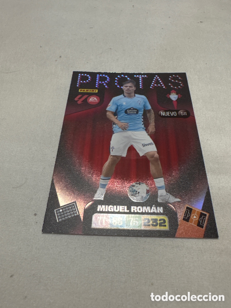 Cromos de f&uacute;tbol: MIGUEL ROMAN CELTA 511 NUEVO PROTAS ADRENALYN XL LIGA 2025/2026 25 26 PANINI