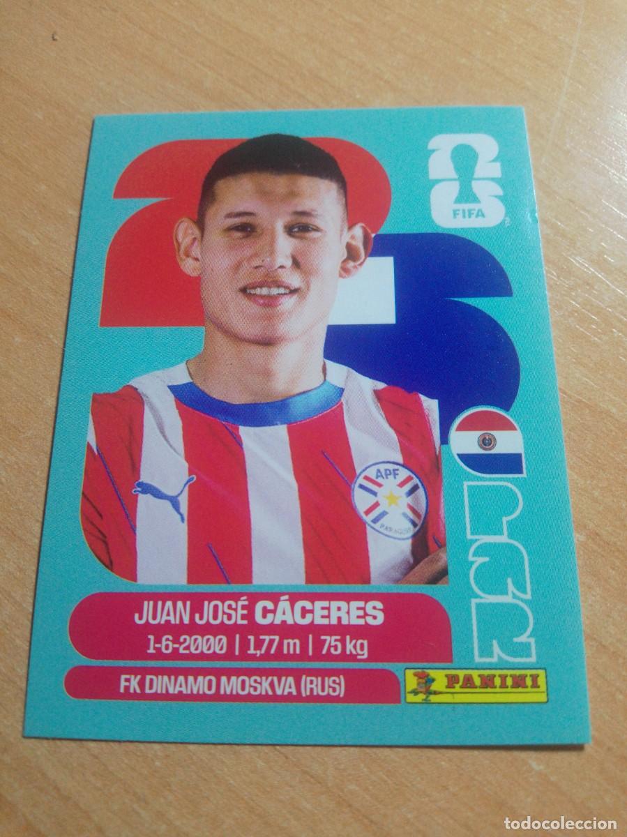 Cromos de f&uacute;tbol: PAR 6 CACERES PARAGUAY MUNDIAL FIFA WORLD CUP 2026 26 PANINI STICKERS NUEVO