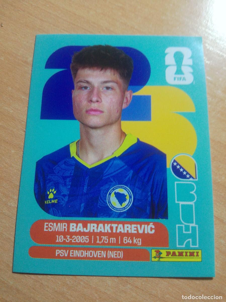 Cromos de f&uacute;tbol: BIH 15 ESMIR BAJRAKTAREVIC BOSNIA HERZEGO MUNDIAL FIFA WORLD CUP 2026 26 PANINI STICKERS NUEVO