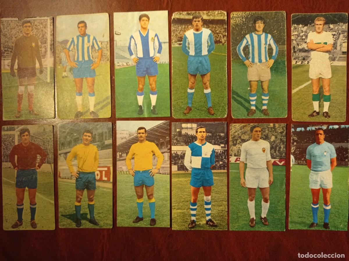 Cromos de f&uacute;tbol: Lote 12 cromos f&uacute;tbol Ruiz Romero 69 70