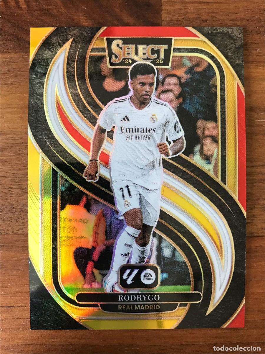 Cromos de f&uacute;tbol: RODRYGO - REAL MADRID - MULTI COLOR PRIZM - PANINI SELECT LA LIGA 2024 2025 24 25
