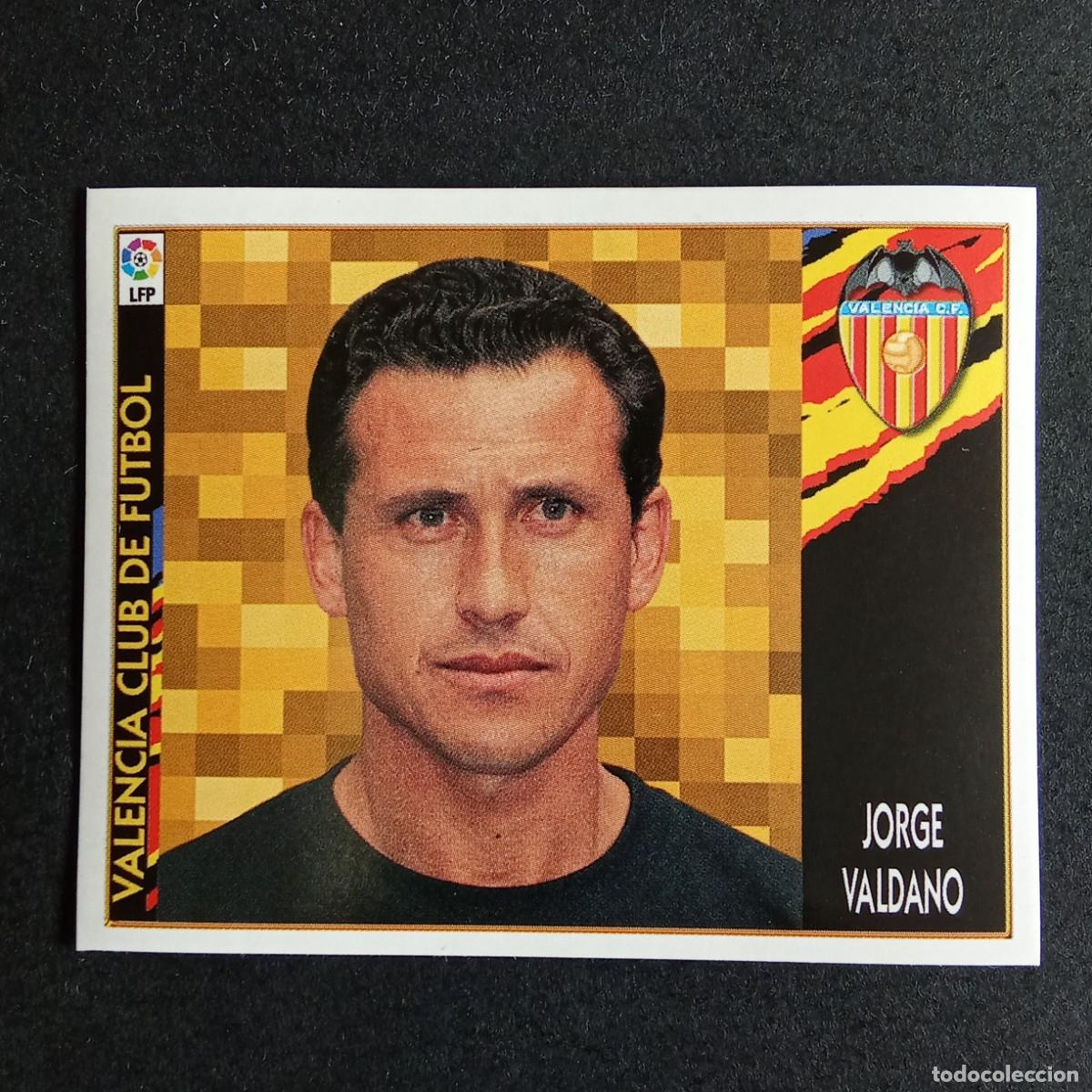 Cromos de f&uacute;tbol: CROMO LIGA 1997 1998 97 98 EDICIONES ESTE ENTRENADOR JORGE VALDANO VALENCIA NUNCA PEGADO