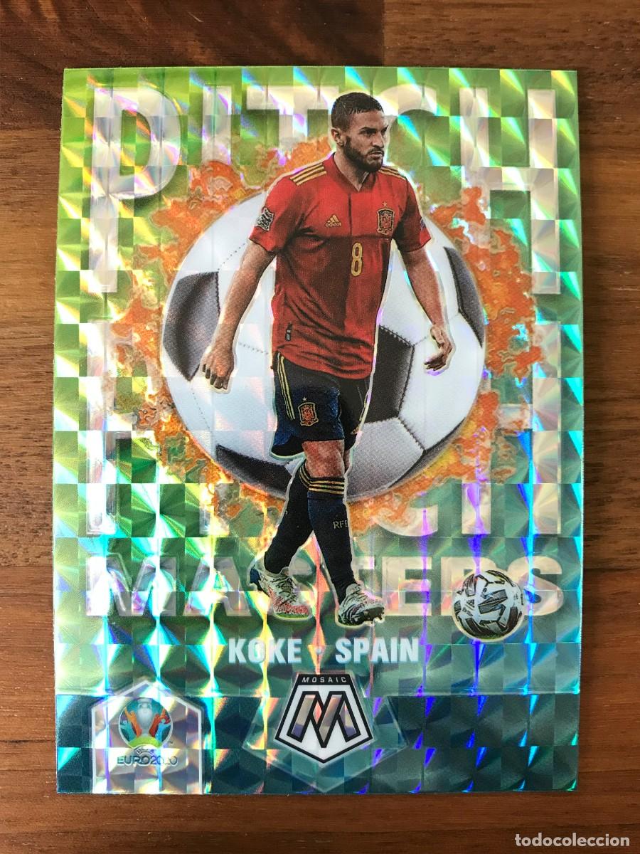 Cromos de f&uacute;tbol: KOKE - ESPA&Ntilde;A - PITCH MASTERS SILVER MOSAIC PRIZM - PANINI MOSAIC UEFA EURO 2020 2021 20 21
