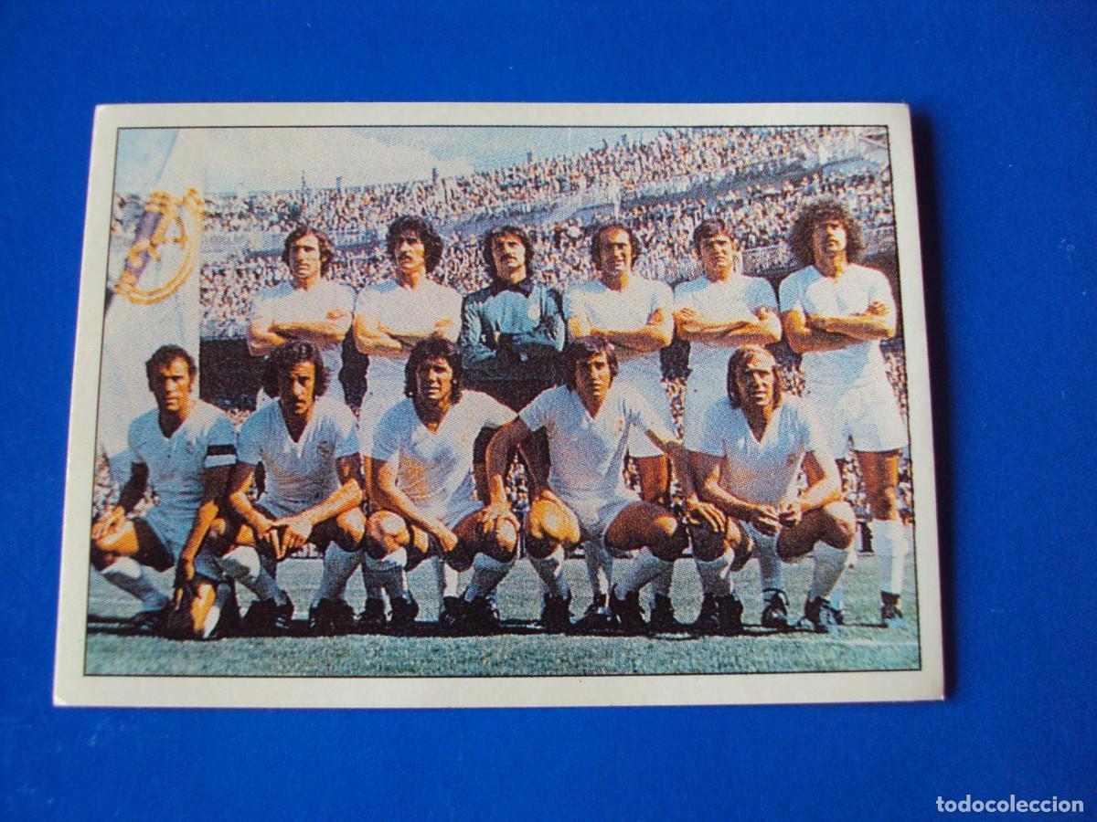 Cromos de Futebol: CROMO N&ordm; 47 EQUIPO CAMPE&Oacute;N LIGA 1975 76 &Aacute;LBUM COLECCI&Oacute;N REAL MADRID 95 96 1995 1996 PANINI SIN PEGAR
