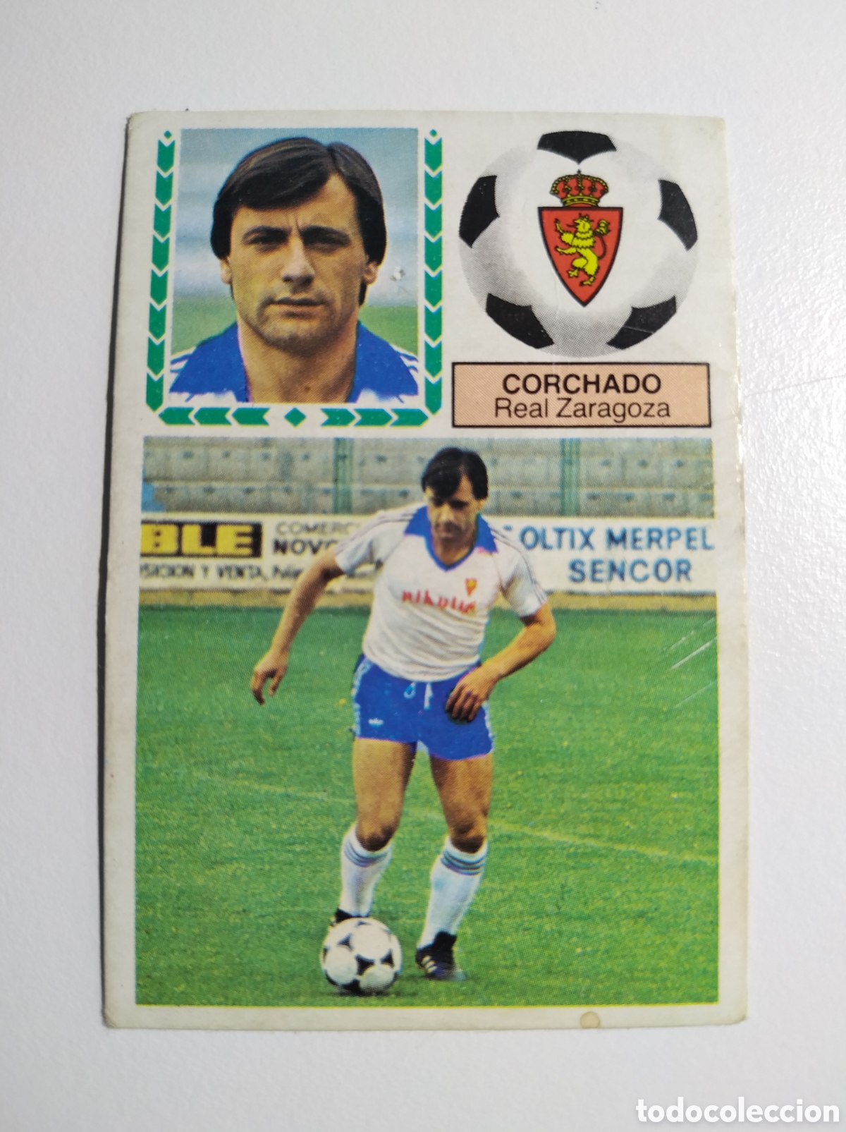 Cromos de f&uacute;tbol: CORCHADO ZARAGOZA FICHAJE 42 LIGA ESTE 1983 1984 83 84 RECUPERADO DESPEGADO