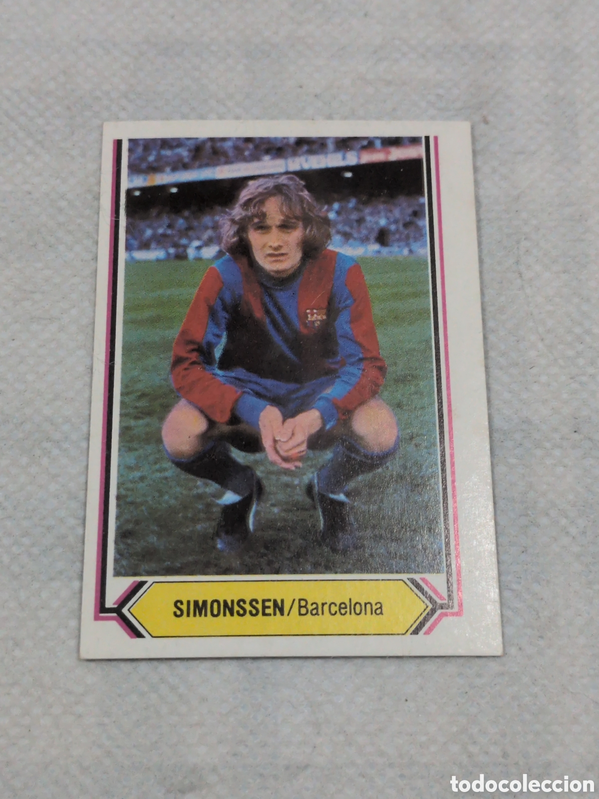 Cromos de Futebol: ESTE - LIGA 80 81 - 1980 1981 - BARCELONA - SIMONSSEN - NUNCA PEGADO