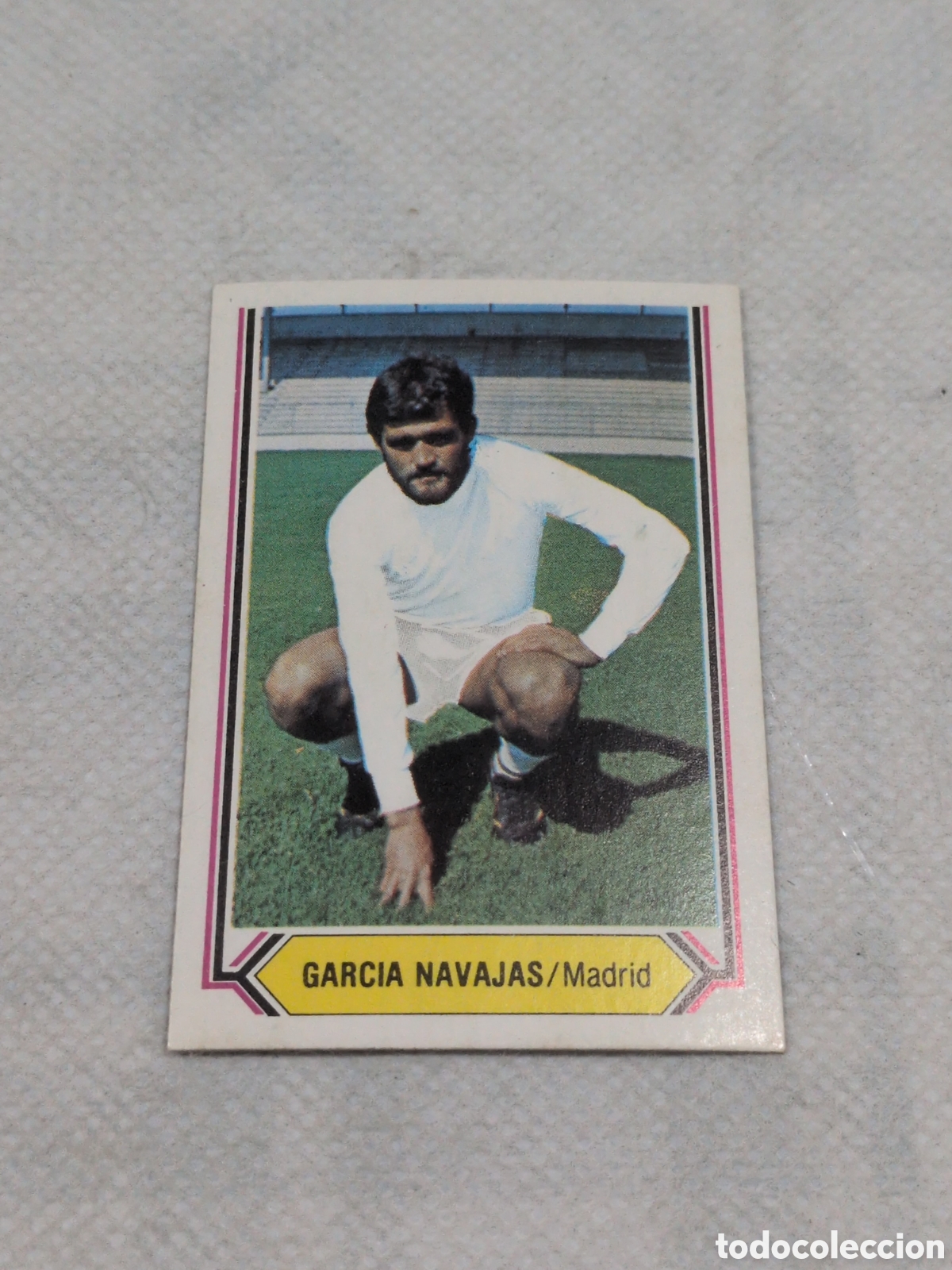 Cromos de Futebol: GARCIA NAVAJAS REAL MADRID LIGA ESTE 1980/81 80 81 NUNCA PEGADO SIN PEGAR
