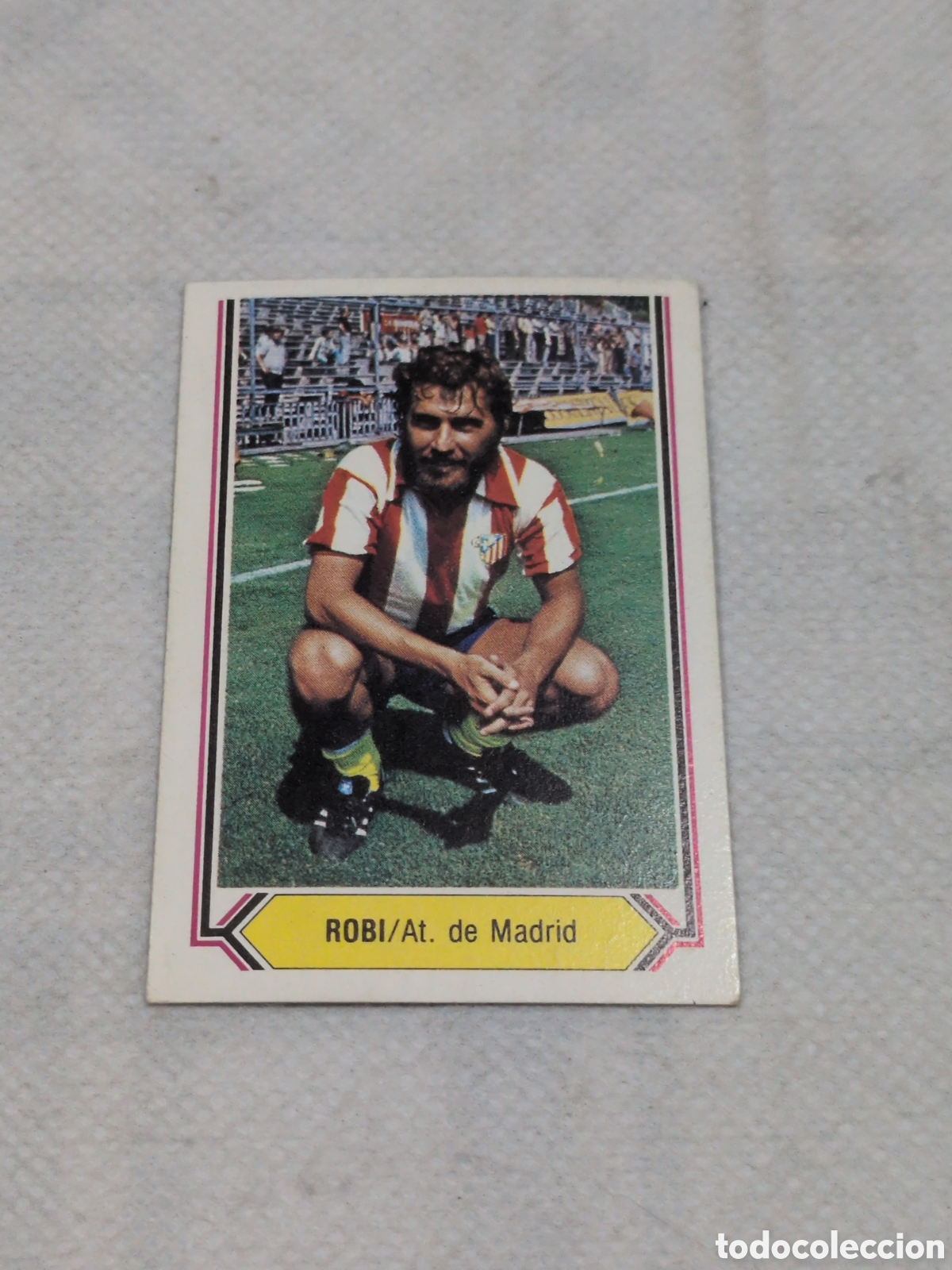Cromos de Futebol: ROBI ATLETICO MADRID LIGA ESTE 1980/81 80 81 NUNCA PEGADO SIN PEGAR