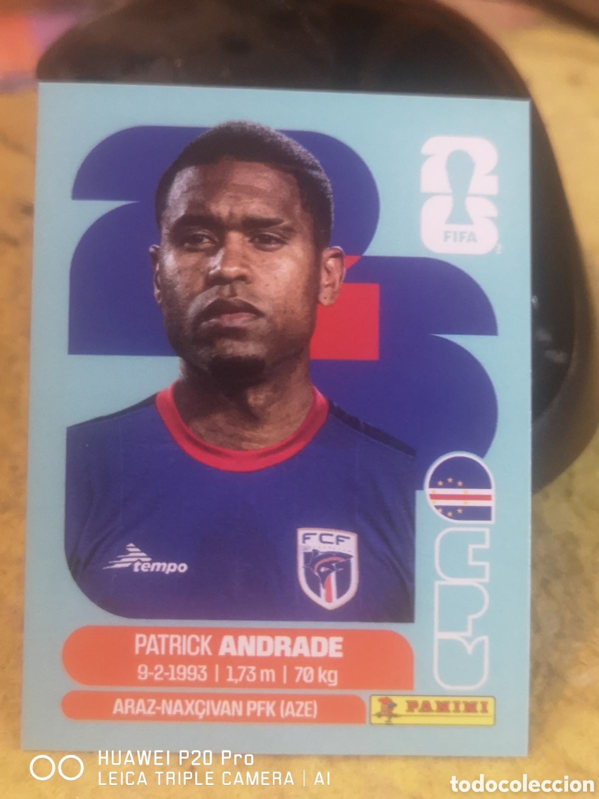 Cromos de f&uacute;tbol: FIFA WORLD CUP MUNDIAL 2026 ANDRADE - GPV 11