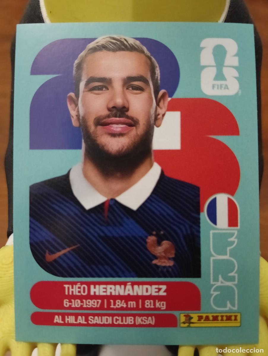 Cromos de f&uacute;tbol: Mundial 2026 - Theo Hern&aacute;ndez - N&deg; 3 - Francia