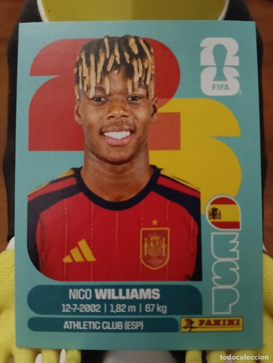 Cromos de f&uacute;tbol: Mundial 2026 - Nico Williams - N&deg; 17 - Espa&ntilde;a
