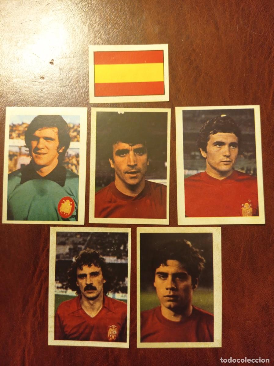 Cromos de f&uacute;tbol: Lote 6 cromos Espa&ntilde;a FKS/FHER Spain 82