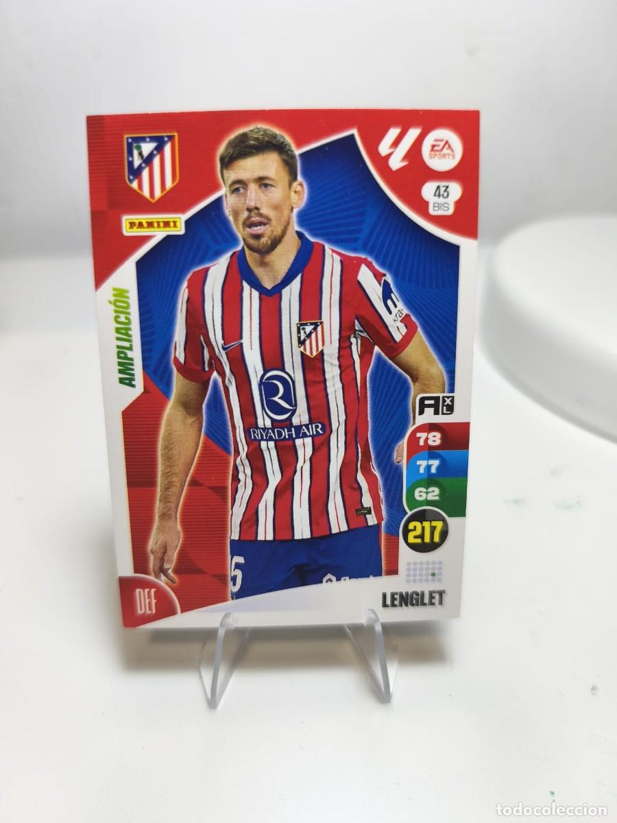 Cromos de f&uacute;tbol: Lenglet Atl&eacute;tico de Madrid 43 BIS Adrenalyn XL 2024 2025 24 25
