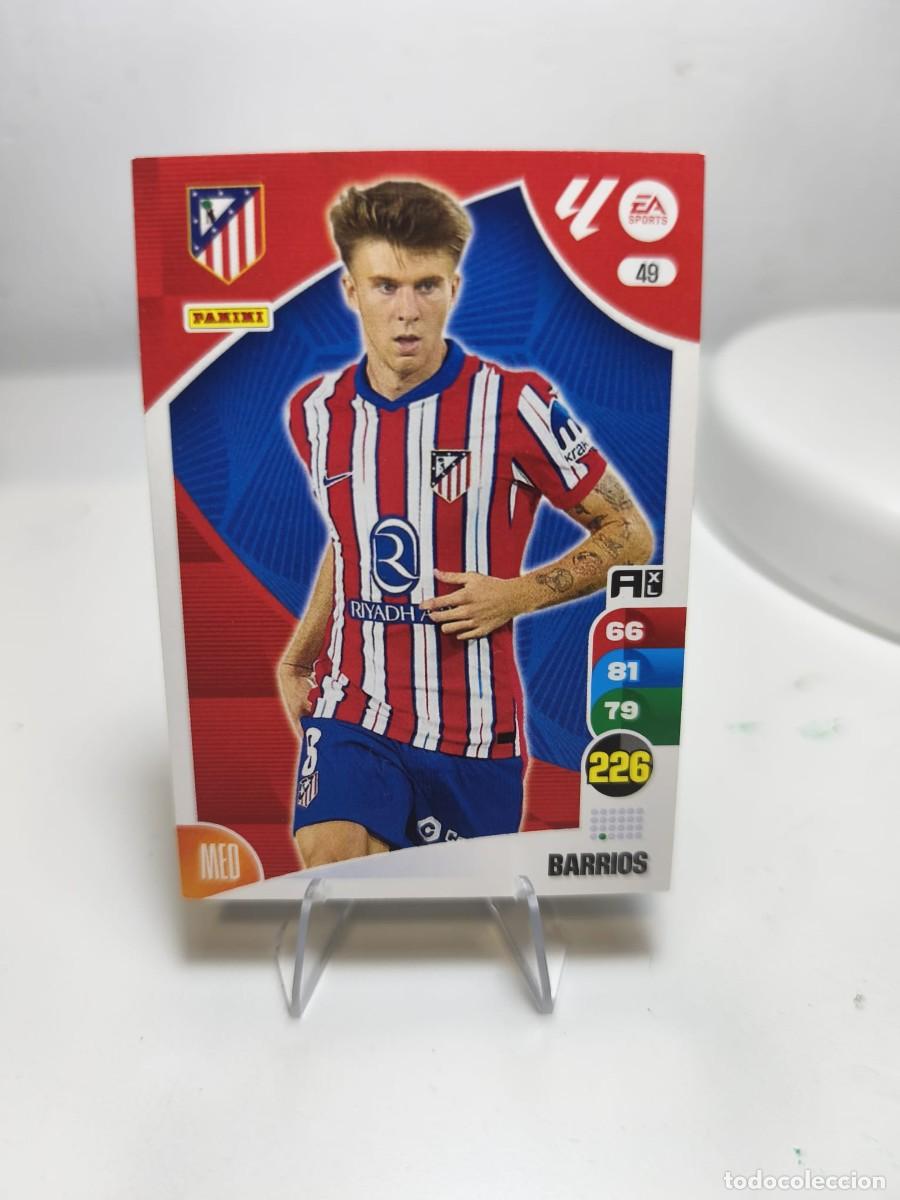 Cromos de f&uacute;tbol: Barrios Atl&eacute;tico de Madrid 49 Adrenalyn XL 2024 2025 24 25
