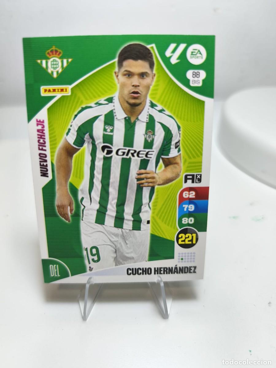 Cromos de f&uacute;tbol: Cucho Hern&aacute;ndez Real Betis 88 BIS Adrenalyn XL 2024 2025 24 25