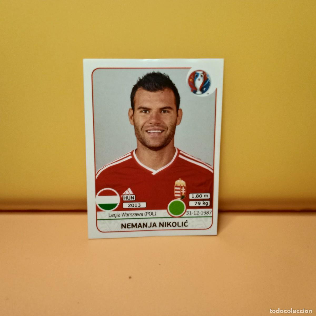 Cromos de f&uacute;tbol: PANINI EURO 2016 FRANCE; EUROCOPA FRANCIA: HUNGRIA NIKOLIC 677
