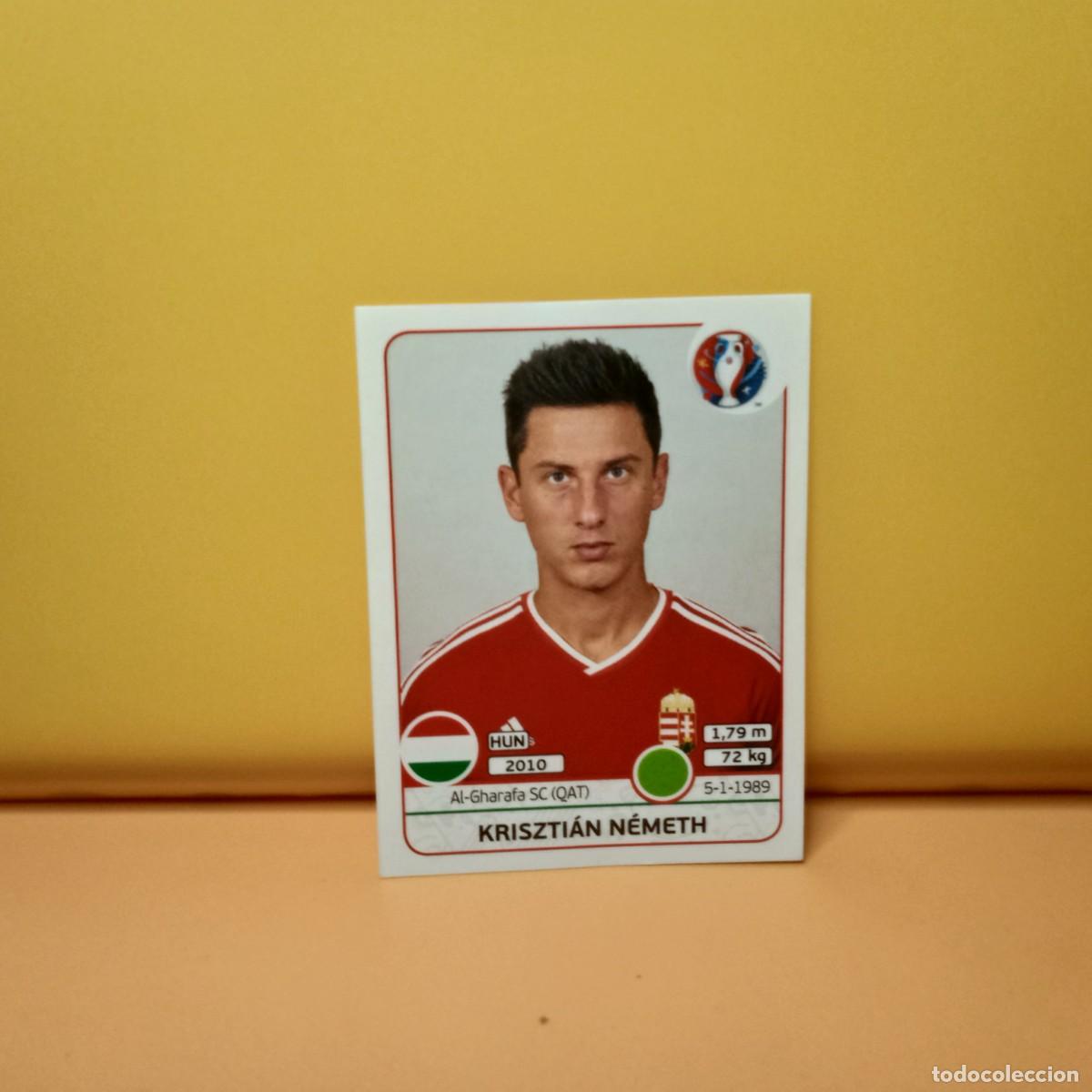 Cromos de f&uacute;tbol: PANINI EURO 2016 FRANCE; EUROCOPA FRANCIA: HUNGRIA N&Eacute;METH 676