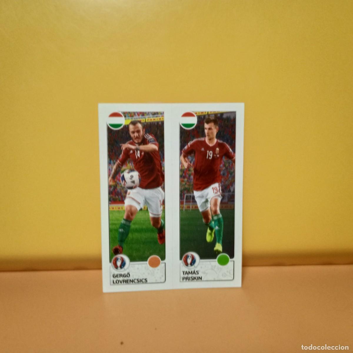 Cromos de f&uacute;tbol: PANINI EURO 2016 FRANCE; EUROCOPA FRANCIA: HUNGRIA GERG&Oacute;/TAM&Aacute;S 660 A/B