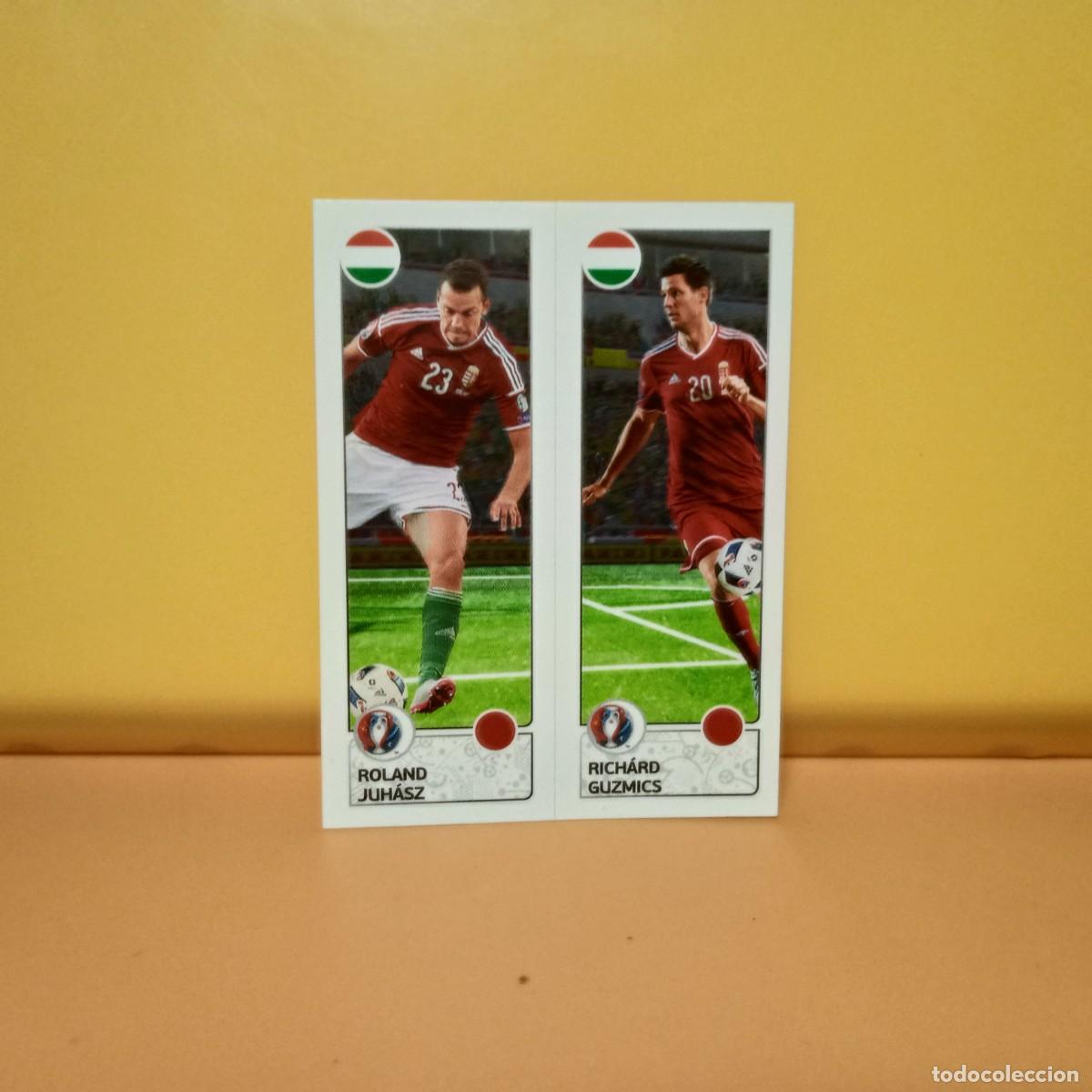 Cromos de f&uacute;tbol: PANINI EURO 2016 FRANCE; EUROCOPA FRANCIA: HUNGRIA ROLAND/RICH&Eacute;RD 657 A/B