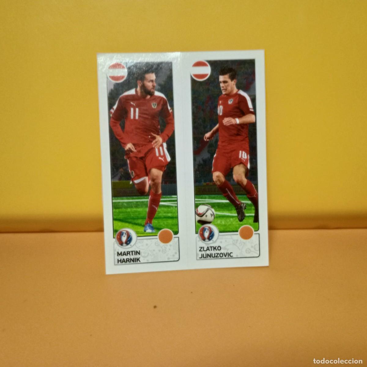 Cromos de f&uacute;tbol: PANINI EURO 2016 FRANCE; EUROCOPA FRANCIA: AUSTRIA MARTIN/ZLATKO 653 A/B