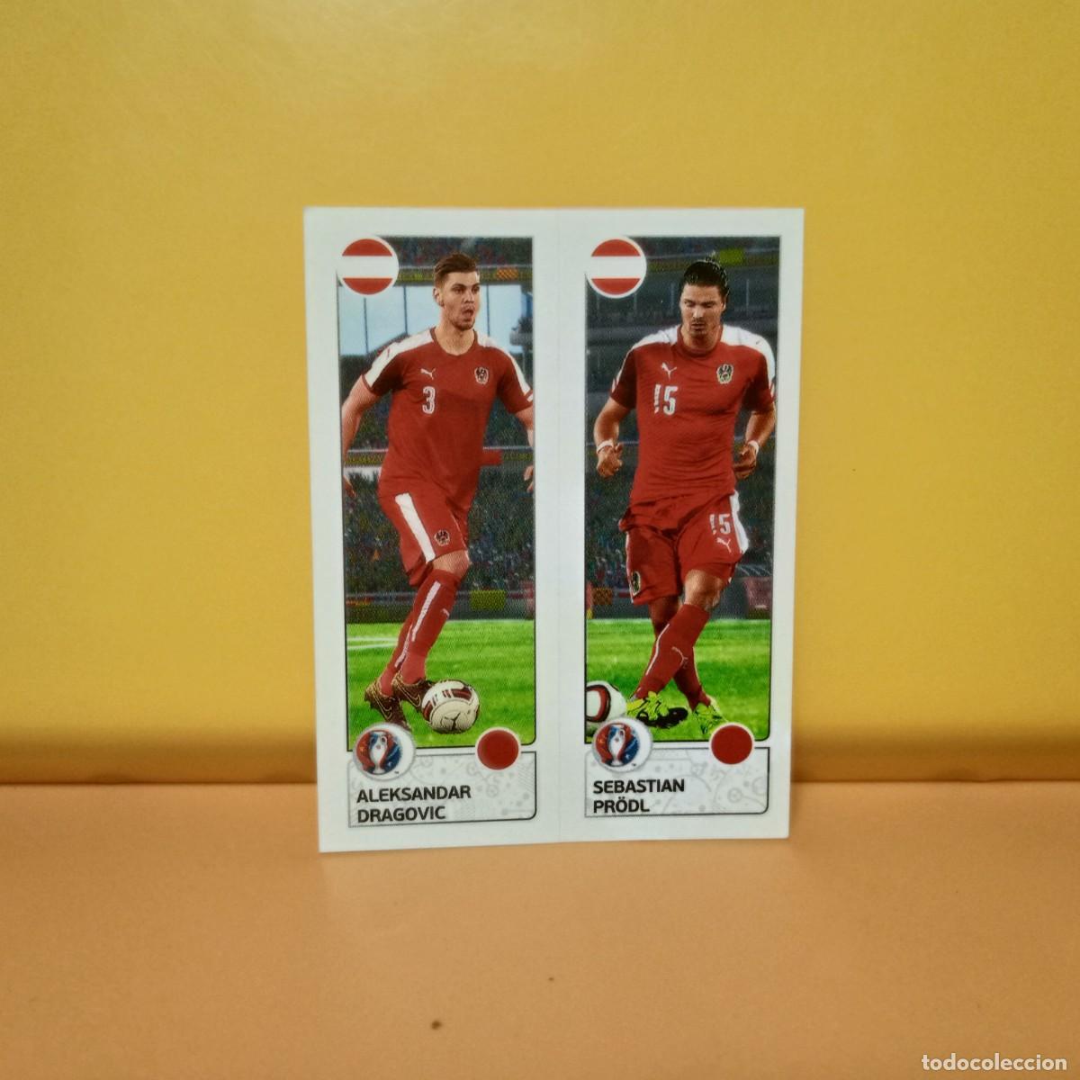 Cromos de f&uacute;tbol: PANINI EURO 2016 FRANCE; EUROCOPA FRANCIA: AUSTRIA ALEKSANDAR/SEBASTIAN 651 A/B