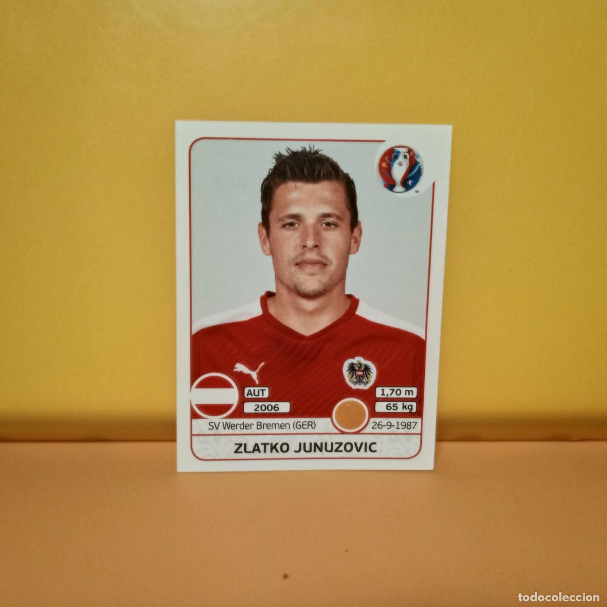 Cromos de f&uacute;tbol: PANINI EURO 2016 FRANCE; EUROCOPA FRANCIA: AUSTRIA JUNUZOVIC 642