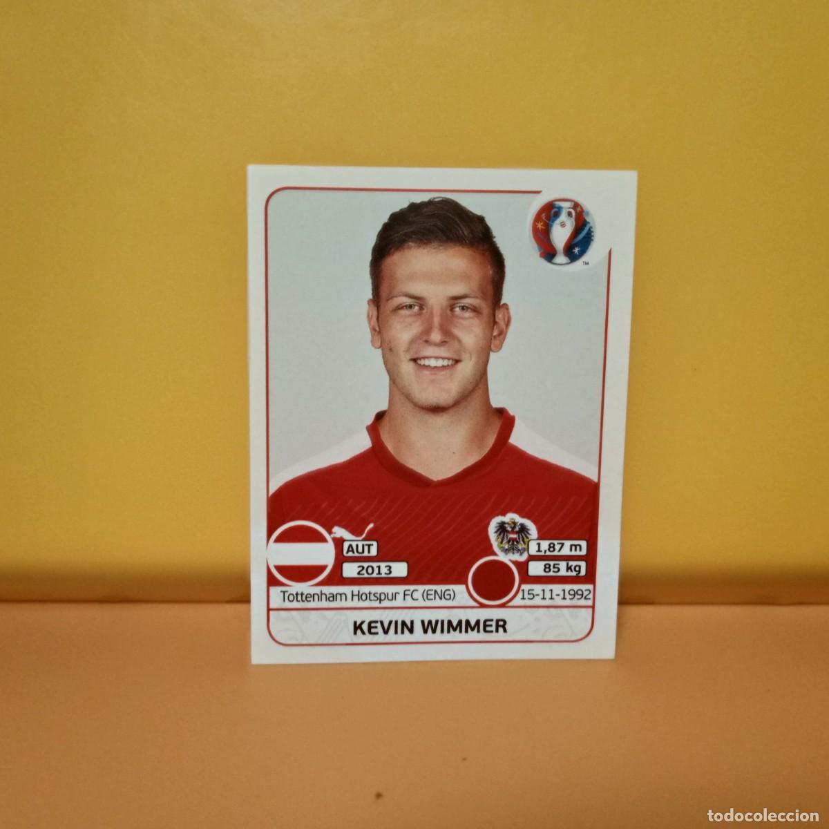 Cromos de f&uacute;tbol: PANINI EURO 2016 FRANCE; EUROCOPA FRANCIA: AUSTRIA KEVIN WIMMER 635