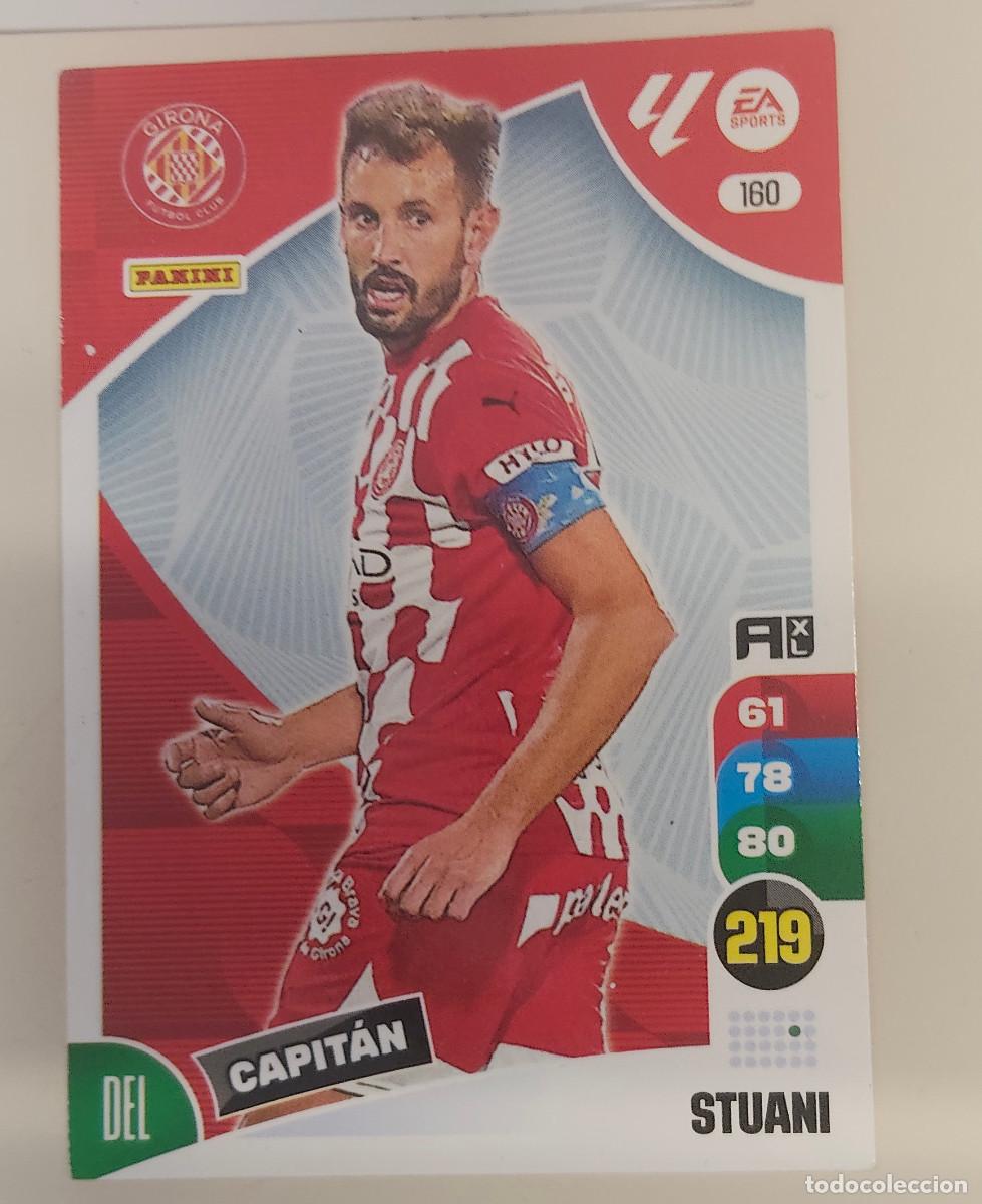 Cromos de f&uacute;tbol: 160 STUANI GIRONA GERONA CROMOS FICHA ADRENALYN XL LIGA FUTBOL PANINI 2024 2025 24 25