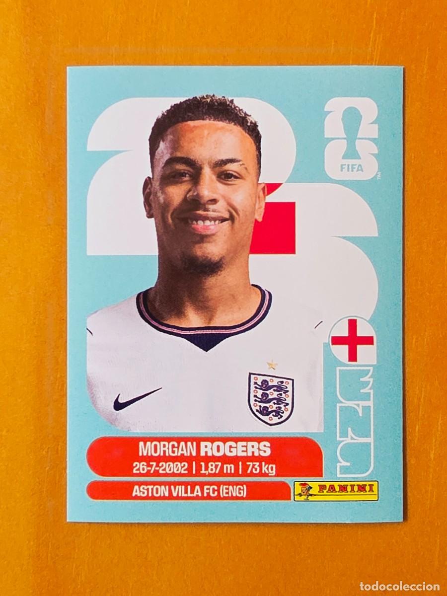Cromos de f&uacute;tbol: ENG 14 Morgan Rogers, Inglaterra, Panini FIFA World Cup Mundial 2026 Sticker