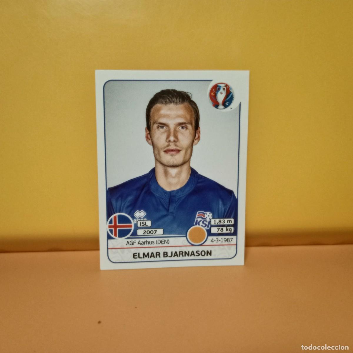 Cromos de f&uacute;tbol: PANINI EURO 2016 FRANCE; EUROCOPA FRANCIA: ISLANDIA BJARNASON 621