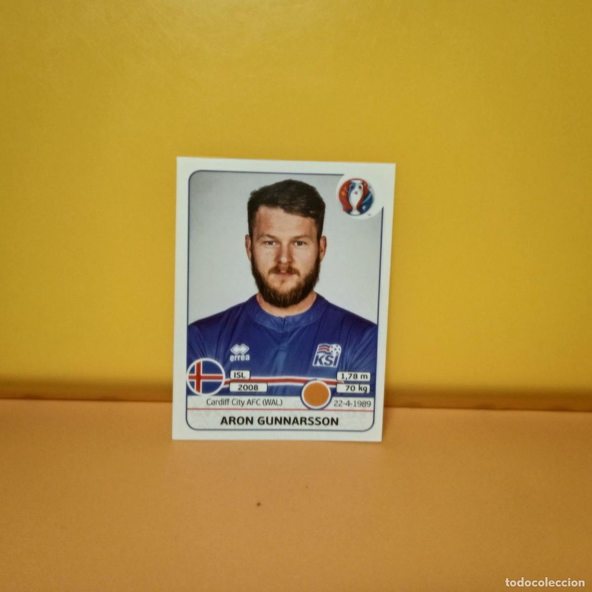 Cromos de f&uacute;tbol: PANINI EURO 2016 FRANCE; EUROCOPA FRANCIA: ISLANDIA GUNNARSSON 619
