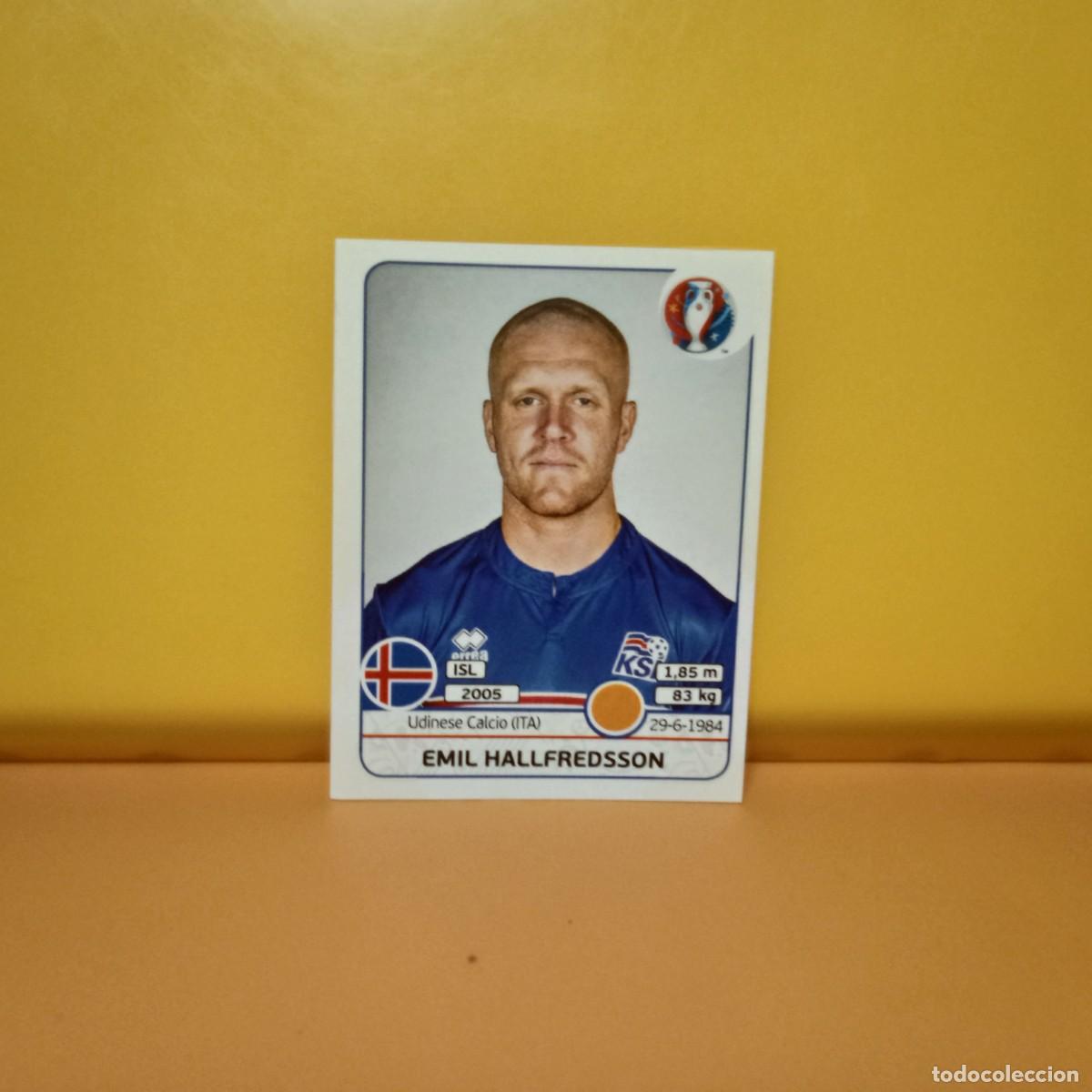 Cromos de f&uacute;tbol: PANINI EURO 2016 FRANCE; EUROCOPA FRANCIA: ISLANDIA HALLFREDSSON 618