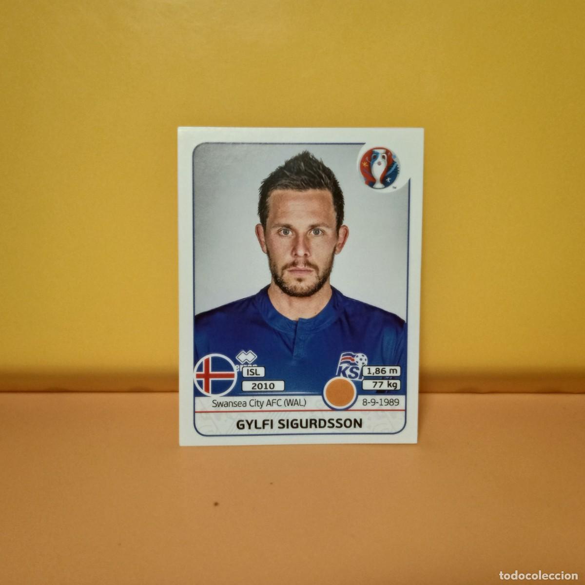 Cromos de f&uacute;tbol: PANINI EURO 2016 FRANCE; EUROCOPA FRANCIA: ISLANDIA SIGURDSSON 617