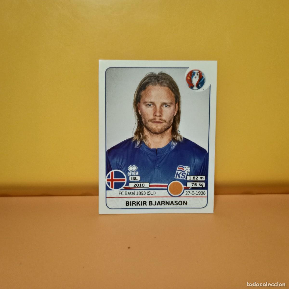 Cromos de f&uacute;tbol: PANINI EURO 2016 FRANCE; EUROCOPA FRANCIA: ISLANDIA BJARNASON 616