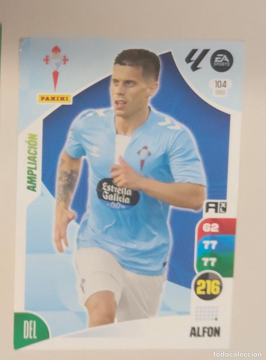 Cromos de f&uacute;tbol: ARTA CROMO CARD PANINI ADRENALYN LA LIGA 24 25 2024 2025 AMPLIACION 104 BIS ALFON CELTA DE VIGO