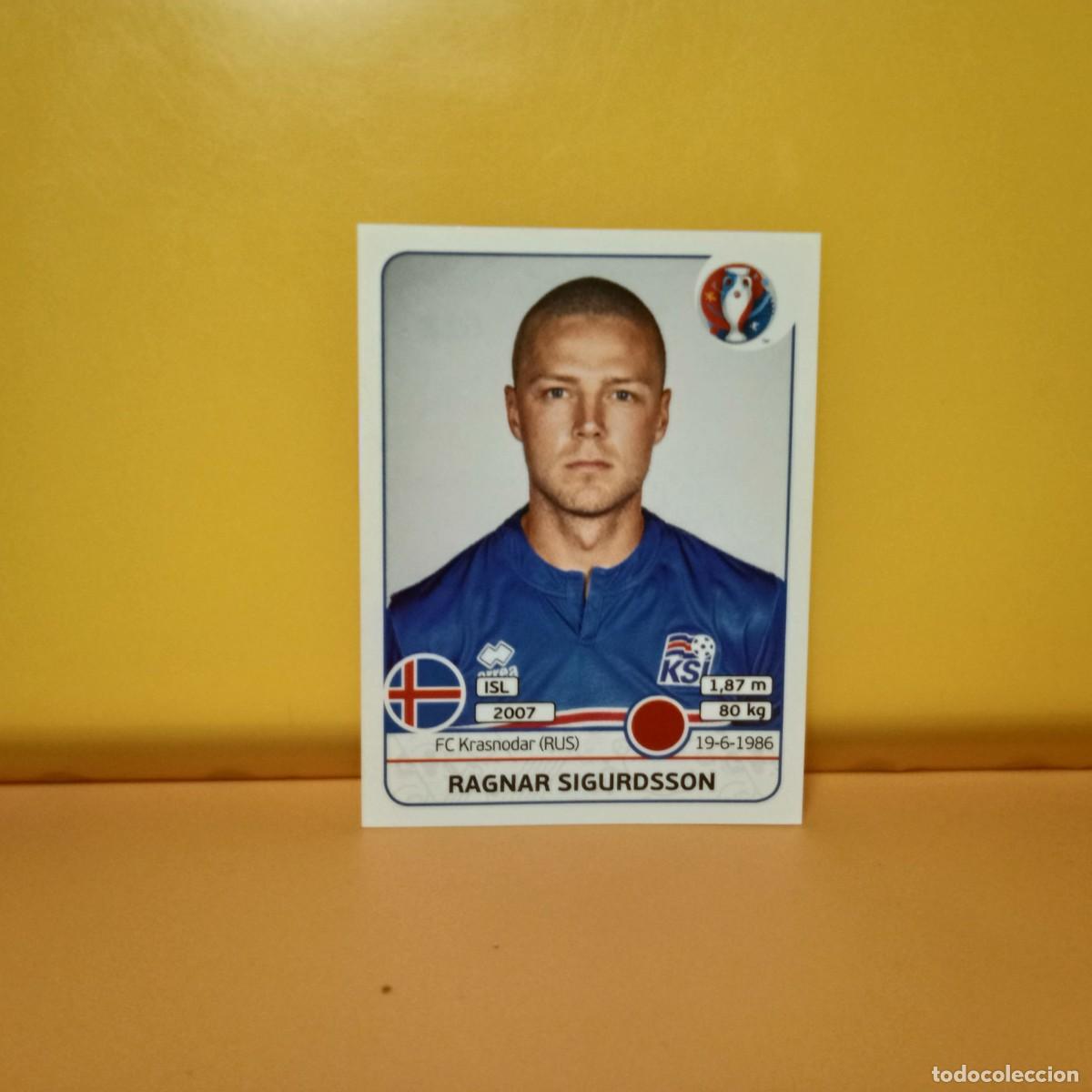 Cromos de f&uacute;tbol: PANINI EURO 2016 FRANCE; EUROCOPA FRANCIA: ISLANDIA SIGUJRDSSON 612