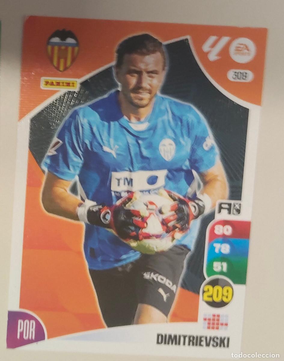 Cromos de f&uacute;tbol: ADRENALYN XL 2024 2025 24 25 PANINI N&ordm; 309 DIMITRIEVSKI VALENCIA