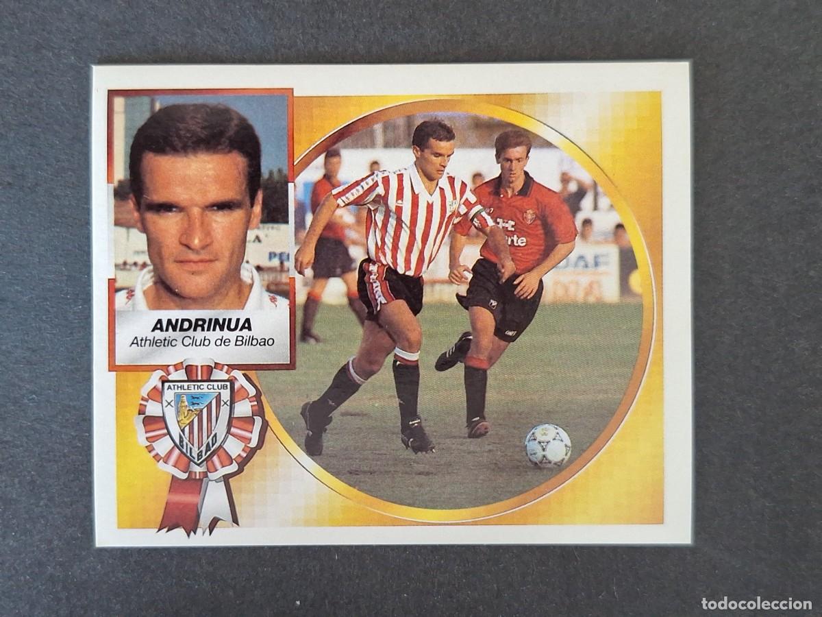 Cromos de f&uacute;tbol: L4 ANDRINUA ATHLETIC CLUB DE BILBAO LIGA ESTE 1994 1995 94 95 SIN PEGAR NUNCA PEGADO