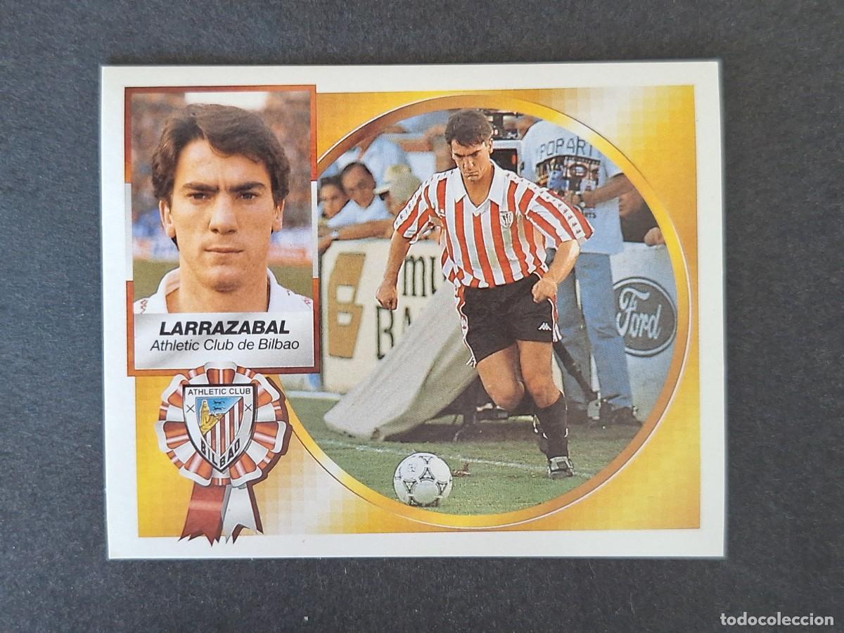 Cromos de f&uacute;tbol: L4 LARRAZABAL ATHLETIC CLUB DE BILBAO LIGA ESTE 1994 1995 94 95 SIN PEGAR NUNCA PEGADO