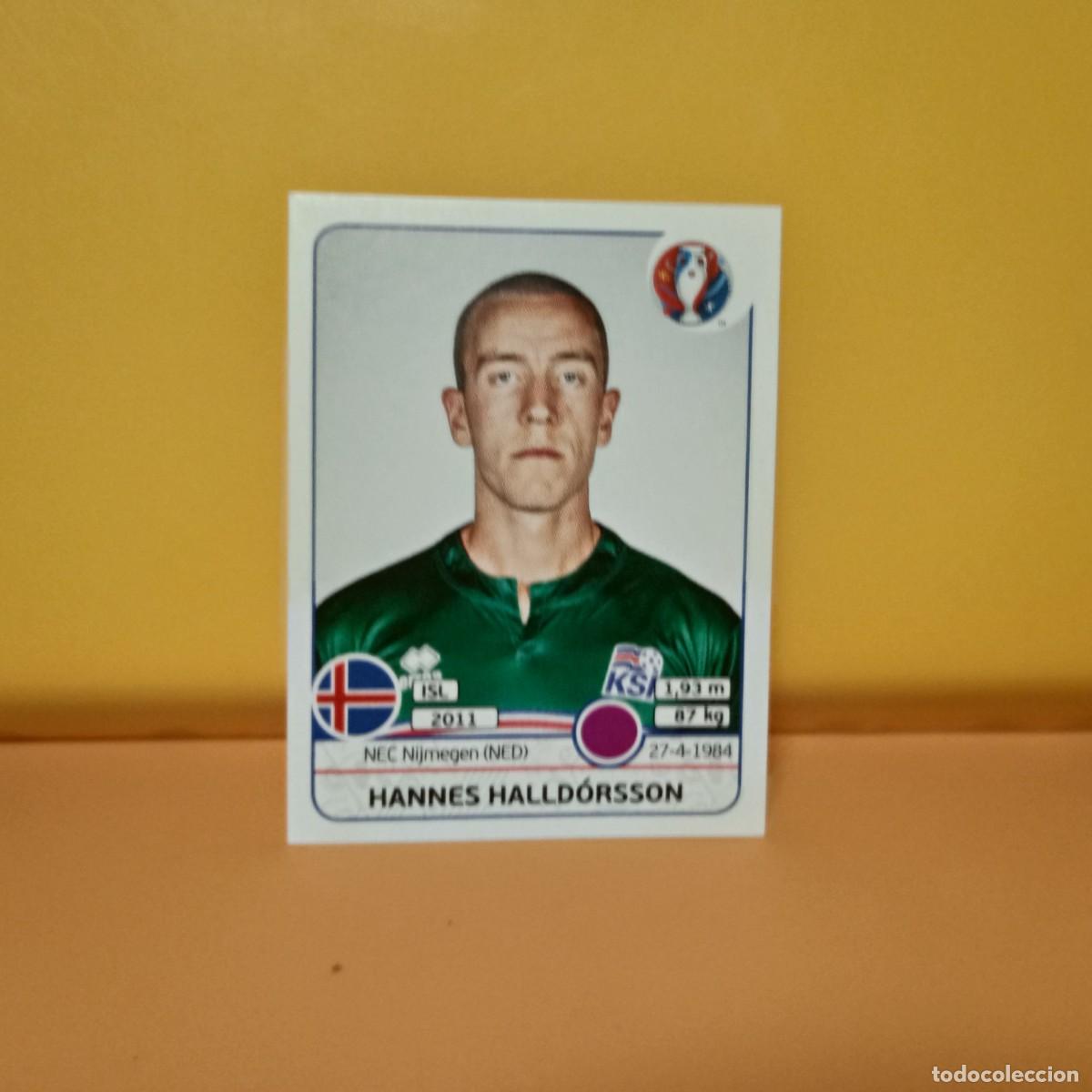Cromos de f&uacute;tbol: PANINI EURO 2016 FRANCE; EUROCOPA FRANCIA: ISLANDIA HALLD&Oacute;RSSON 609