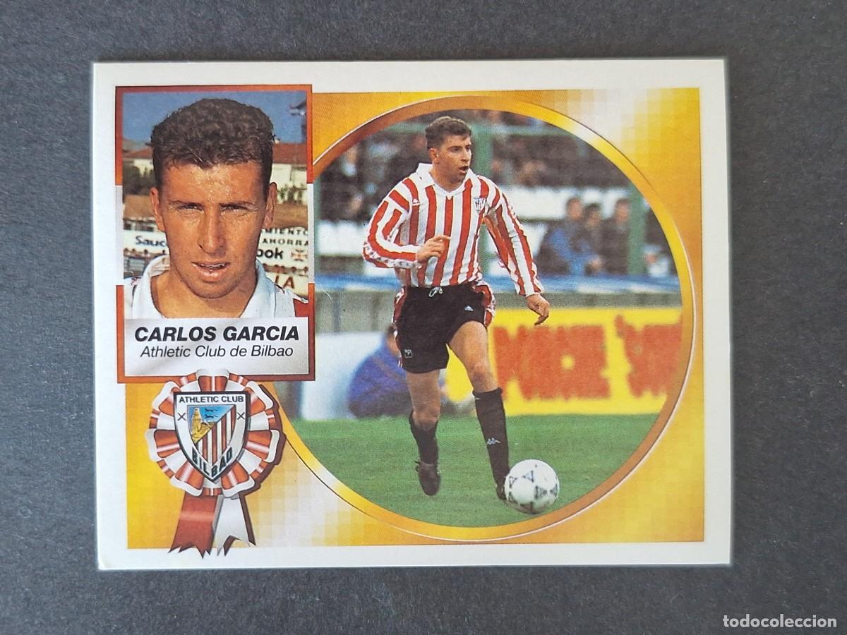 Cromos de f&uacute;tbol: L4 CARLOS GARCIA ATHLETIC CLUB DE BILBAO LIGA ESTE 1994 1995 94 95 SIN PEGAR NUNCA PEGADO
