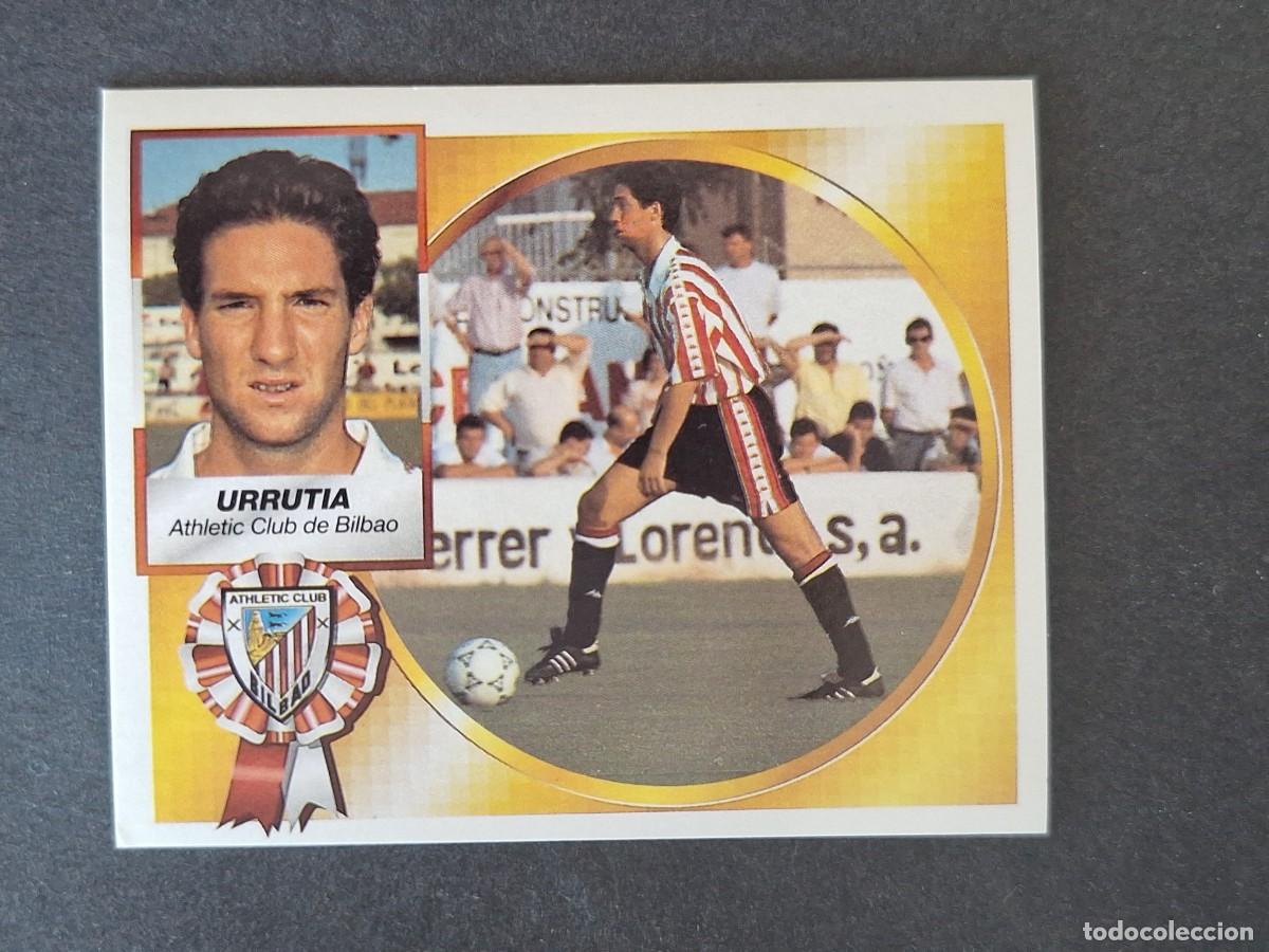 Cromos de f&uacute;tbol: L4 URRUTIA ATHLETIC CLUB DE BILBAO LIGA ESTE 1994 1995 94 95 SIN PEGAR NUNCA PEGADO