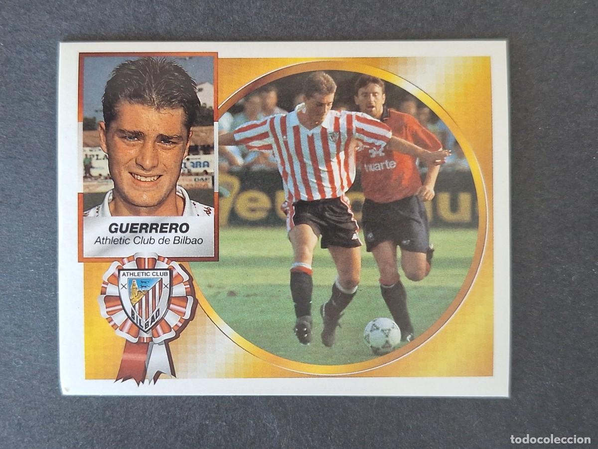Cromos de f&uacute;tbol: L4 GUERRERO ATHLETIC CLUB DE BILBAO LIGA ESTE 1994 1995 94 95 SIN PEGAR NUNCA PEGADO
