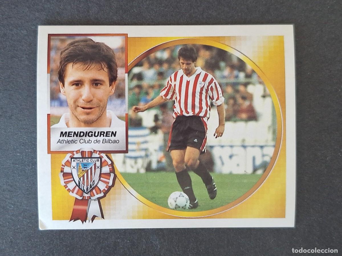Cromos de f&uacute;tbol: L4 MENDIGUREN ATHLETIC CLUB DE BILBAO LIGA ESTE 1994 1995 94 95 SIN PEGAR NUNCA PEGADO
