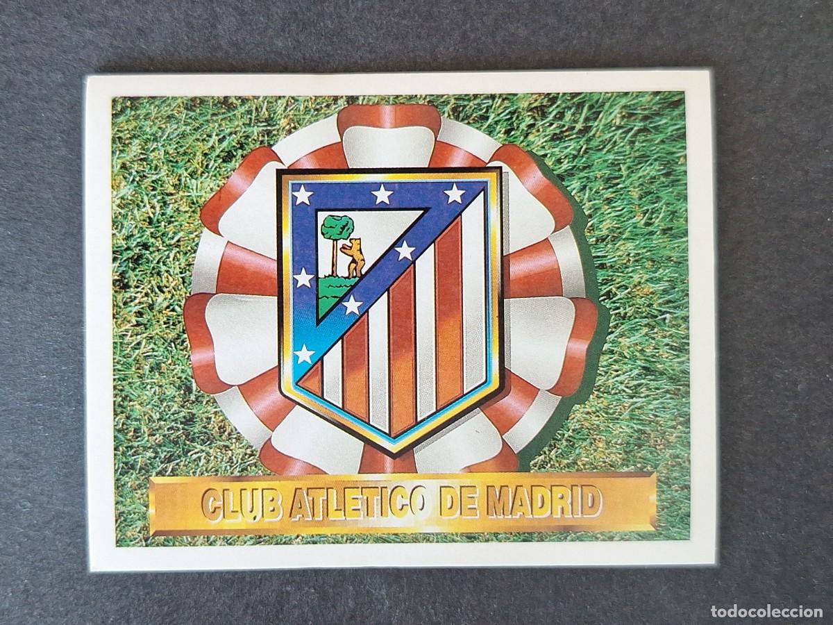 Football Stickers: L4 ESCUDO ATLETICO DE MADRID LIGA ESTE 1994 1995 94 95 SIN PEGAR NUNCA PEGADO