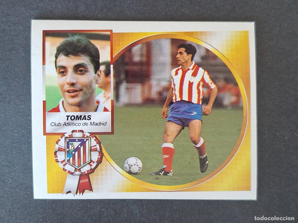 Cromos de f&uacute;tbol: L4 TOMAS ATLETICO DE MADRID LIGA ESTE 1994 1995 94 95 SIN PEGAR NUNCA PEGADO