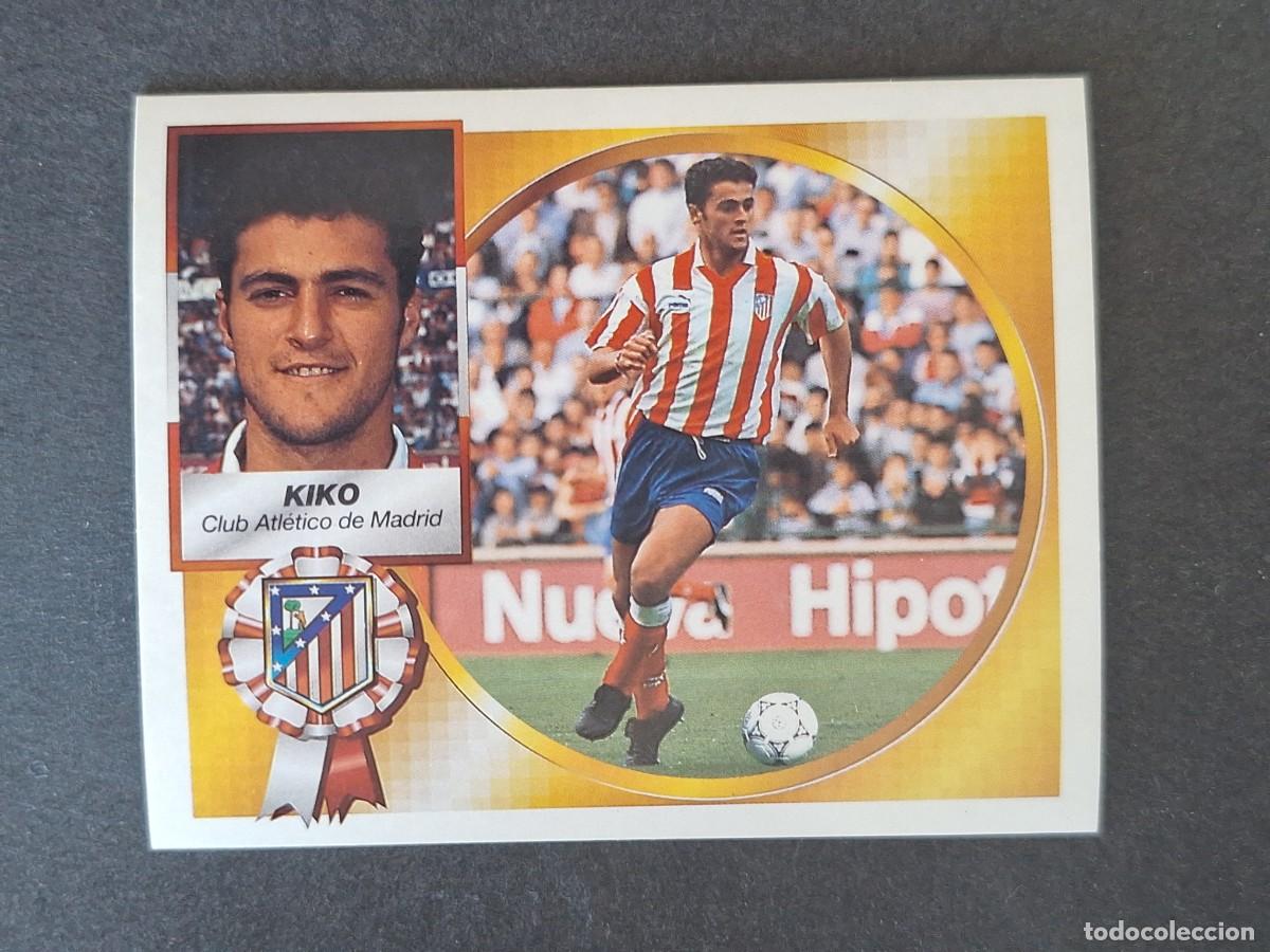 Cromos de f&uacute;tbol: L4 KIKO ATLETICO DE MADRID LIGA ESTE 1994 1995 94 95 SIN PEGAR NUNCA PEGADO