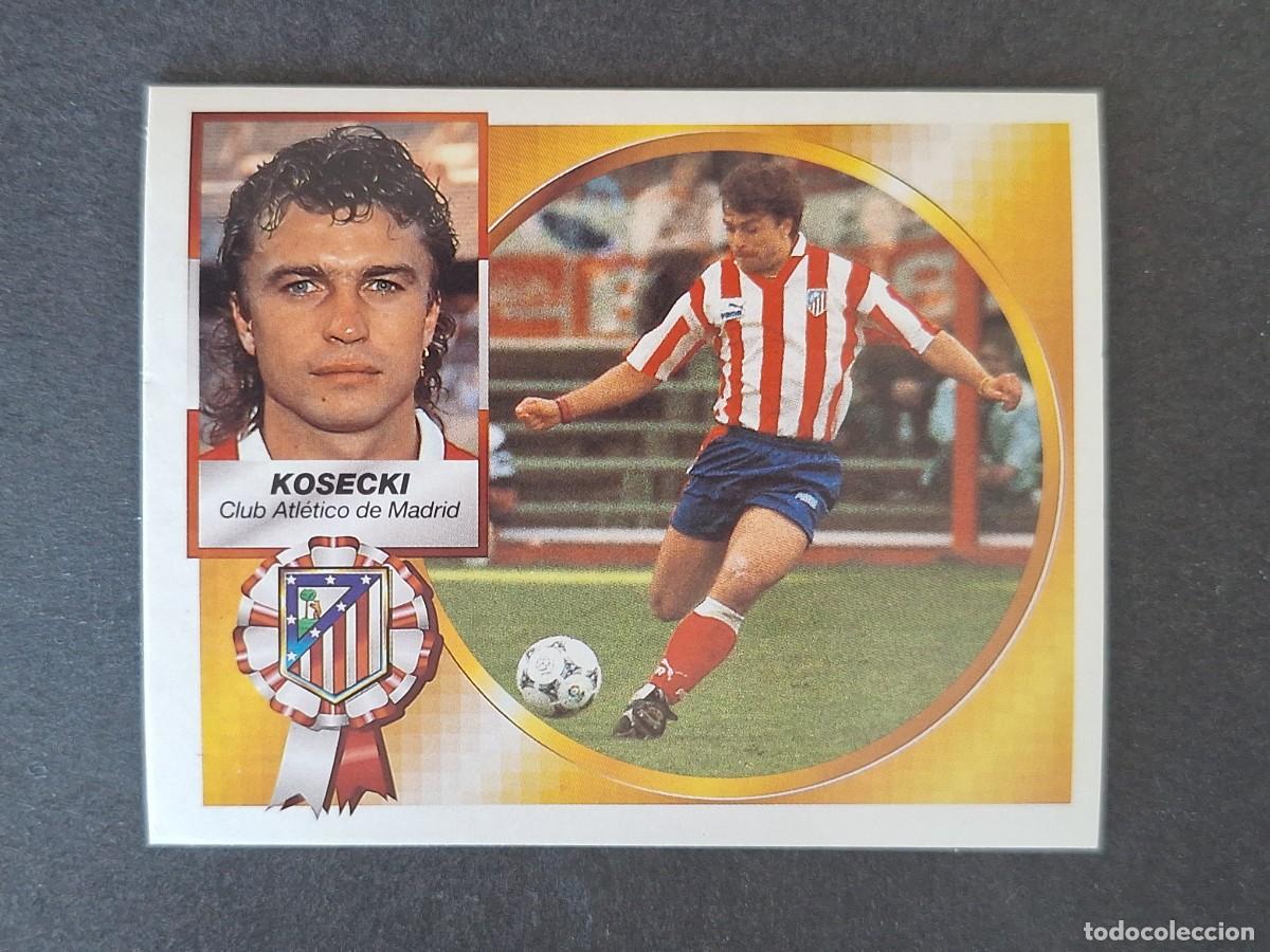 Cromos de f&uacute;tbol: L4 KOSECKI ATLETICO DE MADRID LIGA ESTE 1994 1995 94 95 SIN PEGAR NUNCA PEGADO