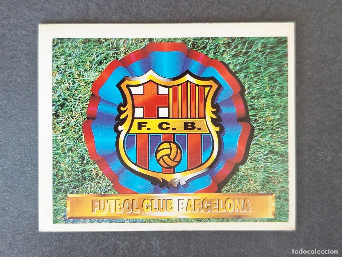 Cromos de f&uacute;tbol: L4 ESCUDO F. C. BARCELONA LIGA ESTE 1994 1995 94 95 SIN PEGAR NUNCA PEGADO